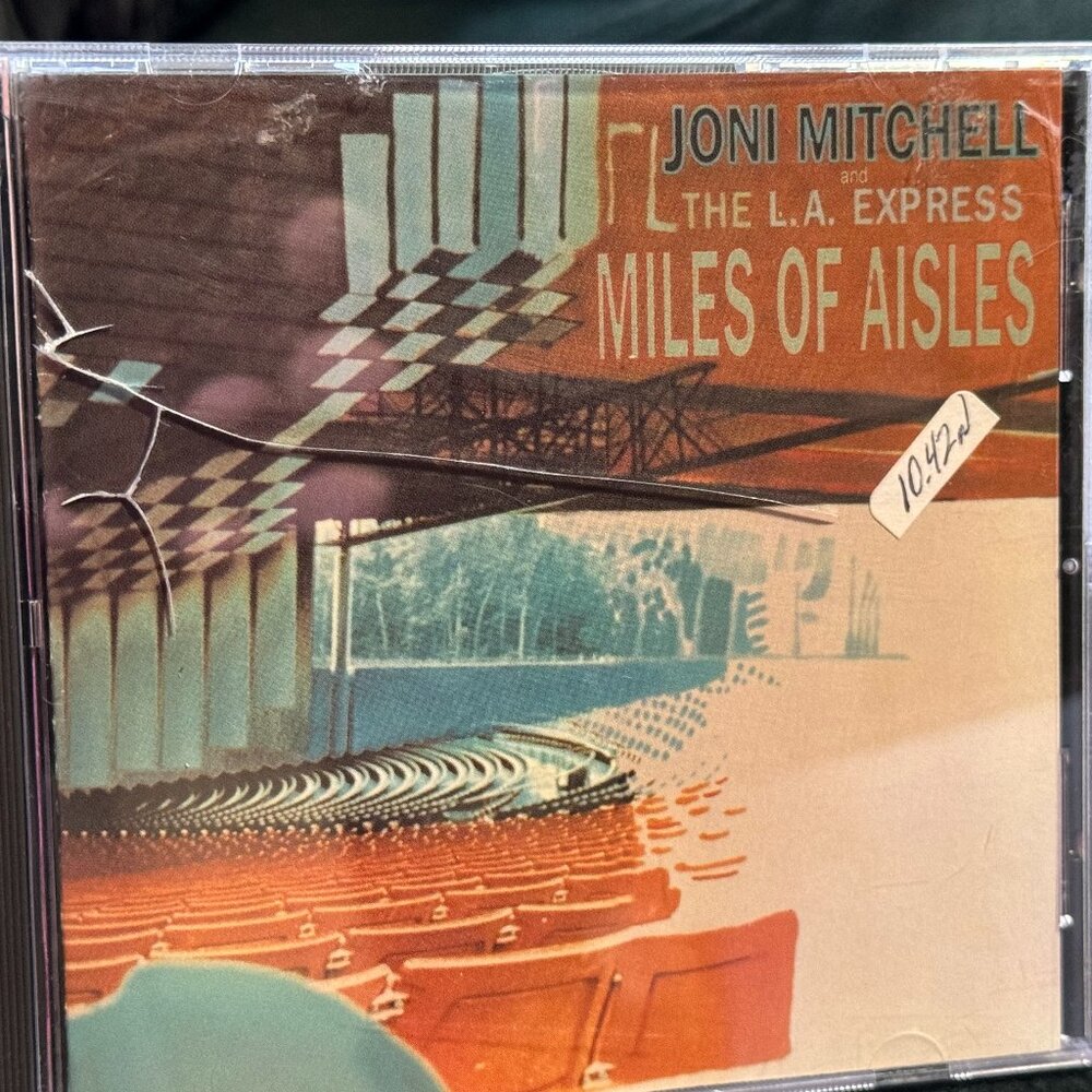 JONI MITCHELL "MILES OF AISLES" COMPACT DISC * GREAT CONDITION * SLIGHTLY USED